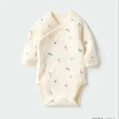 オフホワイト 動物柄 ボディスーツ
