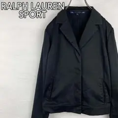 RALPH LAUREN SPORT　テーラードジャケット　日本製　黒　9号