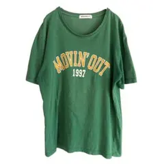 BROWNY 半袖Tシャツ グリーン ロゴプリントのサムネイル