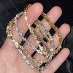 ブレスレット テニスチェーン ジルコニア モアサナ シルバー 長さ18cm