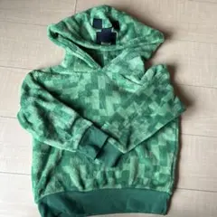 Minecraft クリーパー柄 パーカー 120