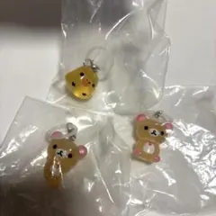 リラックマ カプセルトイ めじるしアクセサリー 3点セット