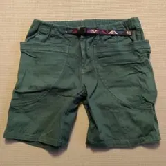 go slow caravan 緑色ショートパンツ