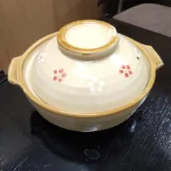 パール金属 よせ鍋 17cm 小花 品番：L-1794 土鍋