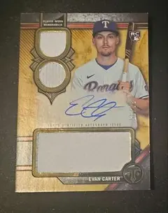 Evan Carter 直筆サイン エバンカーター　mlb auto Evan Carter 直筆サイン エバンカーター mlb auto Evan Carter
