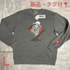 新品・タグ付　ONE PIECE ルフィー❣️ LUFFY トレーナー Ｌ　激安❣️