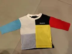 ムージョンジョン　マルチカラー Tシャツ 80サイズ
