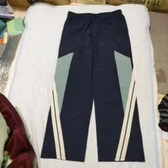 ネイビー ジャージパンツ ストライプデザイン　ＸＬsize