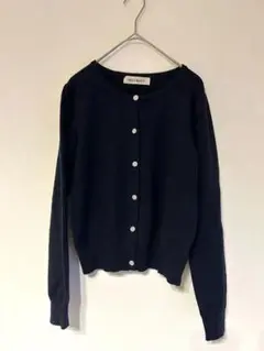 MISCH MASCH ミッシュマッシュ ビジューボタン カーディガン ネイビーのサムネイル