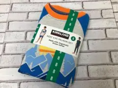 AM）コストコ キッズ 半袖パジャマ 4点セット 8(120-130cm)ブルー