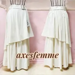 新品タグ付✨axes 刺繍入クラシカルスカート ガーリー 韓国 モード系 クール