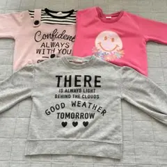 子供用トレーナー　3枚セット
