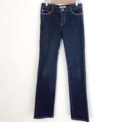 アーヴェヴェ　デニムパンツ　ストレート　細見え　インディゴブルー　36 小さめのサムネイル