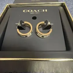 COACH フープピアス ゴールドカラー