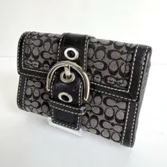 Y2K COACH SOHO Signature Mini Wallet - メルカリ