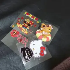 HelloKitty☆日焼け☆ALBAROSA 転写シール★4枚セット★