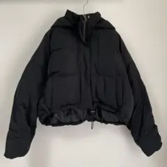 GYDA ショート丈 クロップド ダウン ジャケット