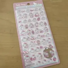 正規品　サンリオ　ボンボンドロップシール　ミニ　ハローキティ　ピンク