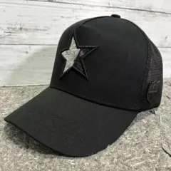 【美品】ヨシノリコタケ444 スター 黒 メッシュキャップ バーニーズ限定のサムネイル