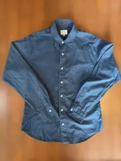 BEAUTY&YOUTH UA ドット柄ブルーシャツ M 日本製 春夏 スリム