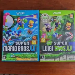 WiiUソフト　スーパーマリオブラザーズU　スーパールイージU