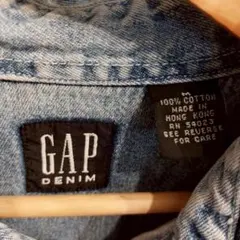 や*た様 90年代 GAP 紺タグ デニム シャツジャケット M
