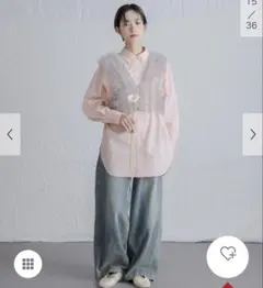 【KBF】シャツ×ベスト