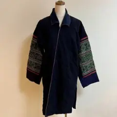 8月末まで価格 モン族 ろうけつ染手刺繍綿カーディガンジャケット 8月末まで価格 モン族 ろうけつ染手刺繍綿カーディガン