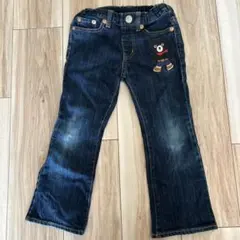 DOUBLE.B 刺繍 ジーンズ 110