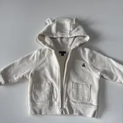 babyGap くま耳 フード付き ジップアップ パーカー 70のサムネイル
