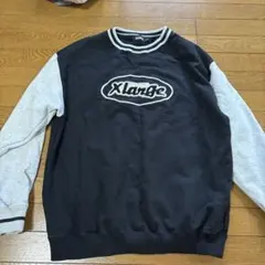 XLARGE スウェット バイカラー 刺繍ロゴのサムネイル