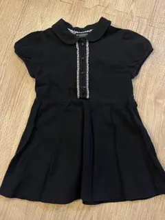 BURBERRY ブラック ポロワンピース 80cm