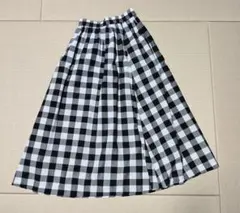【ロペピクニック】チェックロングスカート