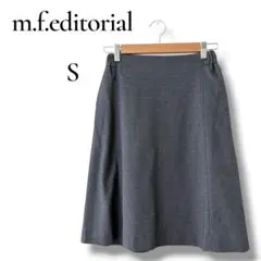 m.f.editorial タイトスカート ひざ丈 グレー Sサイズ　7-732のサムネイル
