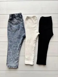 UNIQLO しまむら ボトムス 3点セット 100サイズ