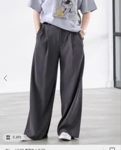 Spick and Span シルキードレープ2タックワイドパンツ　試着のみ