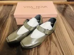 【未使用】VITA NOVA 軽量カジュアルシューズ コンフォートパンプス