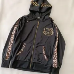 Hello Kitty ヒョウ柄パーカー 150cm　Y2K
