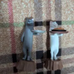 猫 の純喫茶店 猫ラボ フィギュア 2体セット