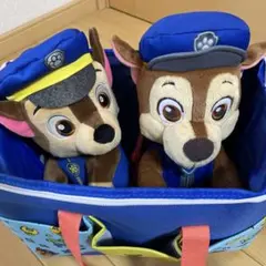パウパトロール　リュック　なでなでBIGぬいぐるみ　大きなポッケバスケット
