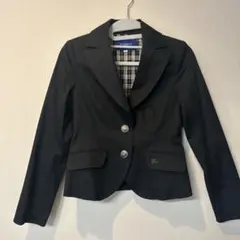 BURBERRY 黒 ブレザー上着 38サイズ