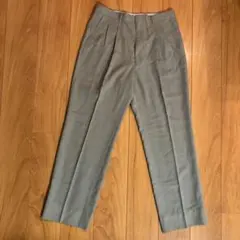 メンズ　プリーツ入り スラックス