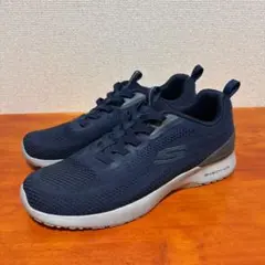 SKECHERS スケッチャーズ スニーカー ネイビー 25.5cm スリッポンのサムネイル