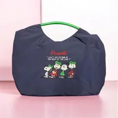 ラスト1個！！！２WAYトートバッグ ショルダーバッグSNOOPY ネイビー