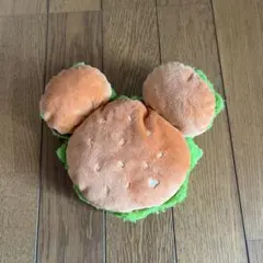 ハンバーガー型ミッキーマウス耳ポーチ