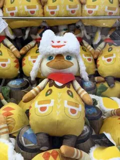 モンスターハンターワイルズ オトモアイルー ぬいぐるみ スシロー ボトル 2個