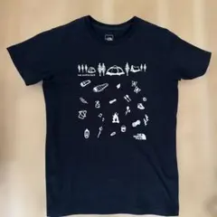 THE NORTH FACE キャンプ柄 Tシャツ ブラックのサムネイル