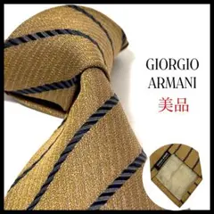 美品✨ ジョルジオアルマーニ ネクタイ ストライプ イタリア製のサムネイル