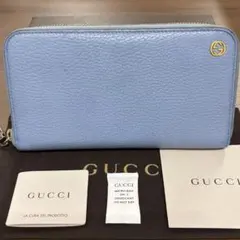 新品同様‼️ グッチ　財布　長財布　インターロッキングGG ラウンドファスナー