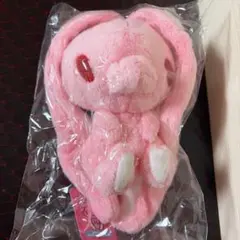 汎用うさぎ 鎮座 ぬいぐるみ ピンク